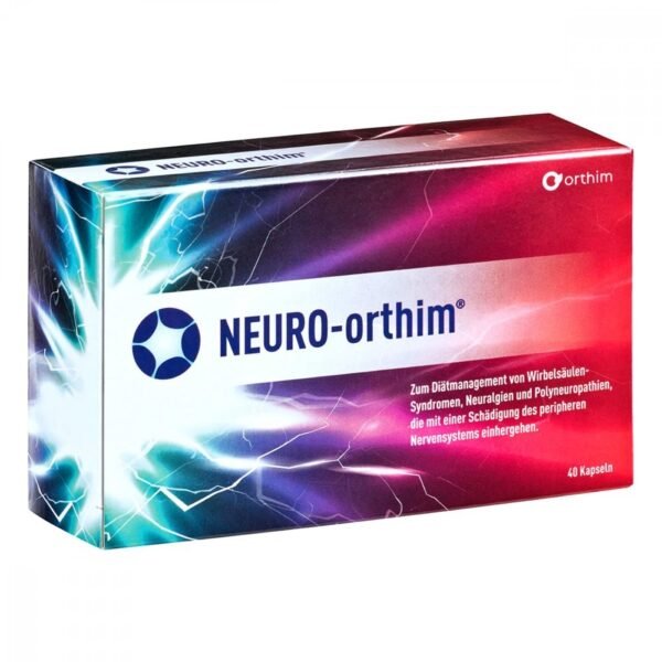 Neuro-orthim capsules for diet management of spinal column syndromes, neuralgia and polyneuropathies that are associated with damage to the peripheral nervous system.