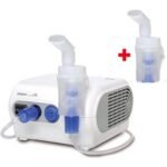 Inhaler for humidification of the lower and upper respiratory tract and inhalation of dosage forms (TRN, ALG, ORL).