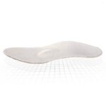 Full-length sandwich inserts with a perforated calfskin upper and an elastic bottom.