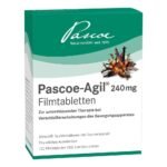 PASCOE-Agil 240mg (pack size: 100 pcs) is used for supportive therapy in case of signs of wear and tear of the musculoskeletal system.