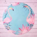 Premium eco-friendly pads 2in1 in beautiful color designs "flamingo" or "waves round" from the Czech brand Floppy.