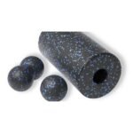 The set of aids is an ideal tool for massages, regeneration and relaxation of myofascias (connective tissue of muscles and muscle groups). Its use helps prevent muscle pain, improves muscle recovery and increases muscle performance.