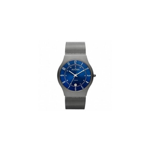 Skagen men's watch 233X lttn. Glass: Mineral features: date and time waterproof to 3 atm.