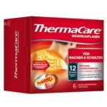 ThermaCare Neck & Shoulders unfold the recommended therapeutic warmth of 40 ° C for 12 hours. ThermaCare Neck & Shoulder combines long-term and deep warmth in a unique way - for targeted and effective pain relief for the neck, shoulders and arms.