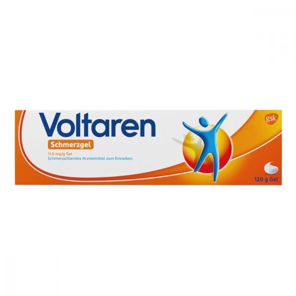 Voltaren pain gel 11.6 mg / g gel with diclofenac, 60 g - the original pain gel with proven 3-fold effect: stops pain, fights inflammation, promotes healing.