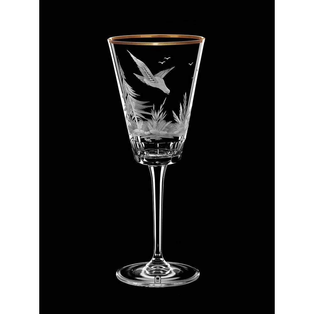 wine glass set birds 240 ml Набор бокалов для вина