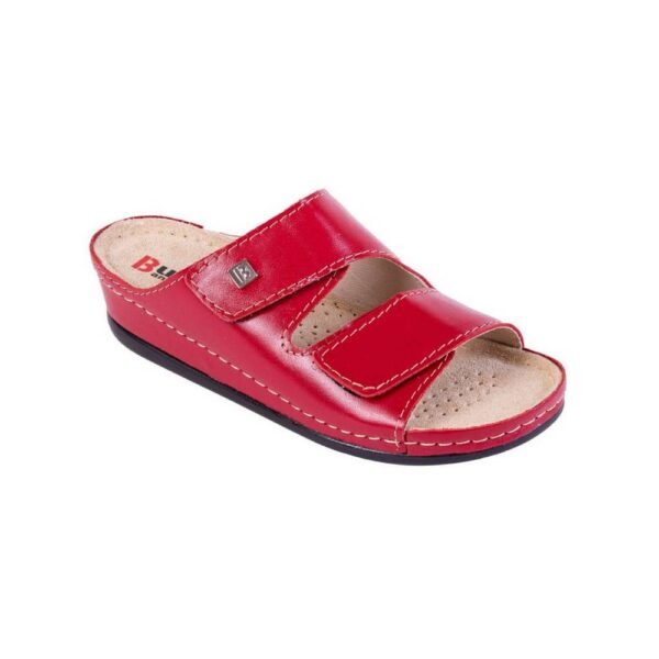 Medical slippers from the Buxa ANATOMIC series are made exclusively of soft leather of Polish origin.