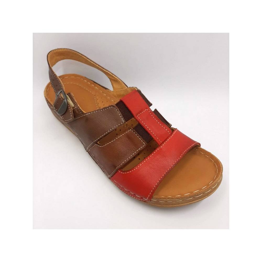 womens health sandals peon 2911021284 red brown The Czech footwear manufacturer Peon brings comfortable and high-quality footwear and we select models suitable for wider legs from its offer, which meet the requirements for healthy walking.
