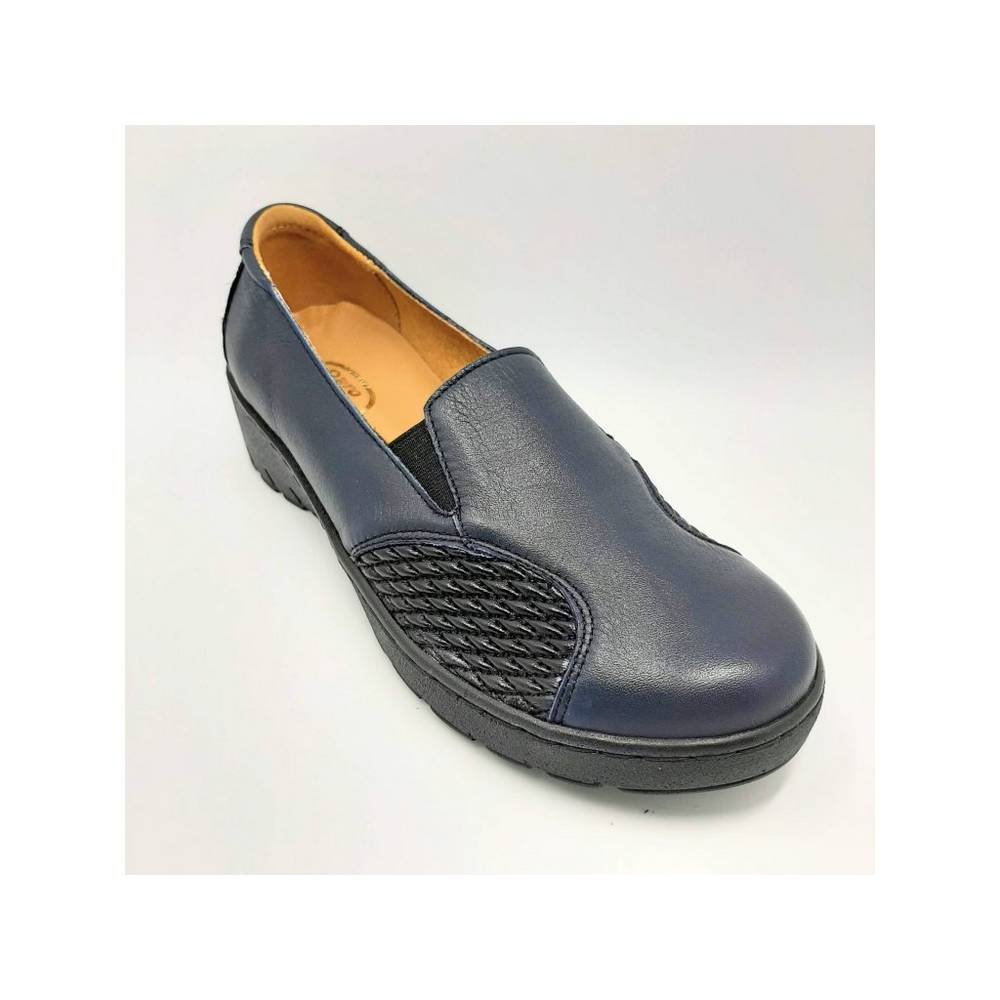womens shoes with stretch ortoplus 1478 436 dark blue The Czech family company, which produces medical and comfortable footwear, is characterized by the quality of workmanship, first-class materials used, unique construction, comfortable insoles and integrated anatomy for healthy walking.