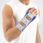 ManuLoc® is a wrist brace that is suitable for carpal tunnel syndrome, as well as prevention of abnormal distal and proximal wrist movement. It keeps the wrist at rest and at the same time allows for functional gripping movements. Thanks to the breathable materials and the seamless processing of the orthosis, high comfort is ensured even after several hours of wearing