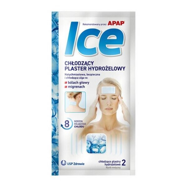 Apap Ice, охлаждающий гидрогелевый пластырь, 2 шт.