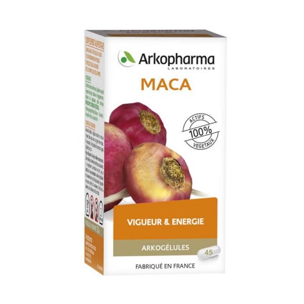 ARKOCAPS MACA, пищевая добавка, восстанавливающая динамическую энергию для ваших физических и интеллектуальных функций, мужских или женских.