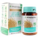Arkogélules Organic brewer's yeast 45 Arkopharma capsules, food supplement strengthening nails and hair and helping to maintain good intestinal flora.