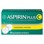 Aspirin plus C effervescent tablets, 20