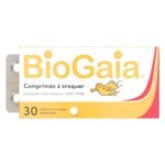Biogaia Probiotic Strawberry 30 Tablets on sale in our organic pharmacy, is a food supplement of natural origin, which strengthens the intestinal flora and rebalances the good bacteria to counter digestive disorders thanks to its unique formula based on Lactobacillus reuteri DSM 17938.