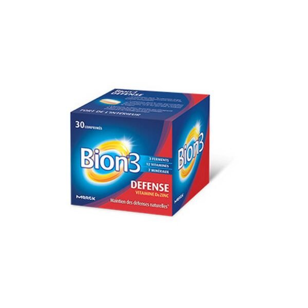 Order Bion 3 Adult in pharmacies at a low price. It is a multivitamin + probiotic complex for people who want to get back in shape and strengthen their body's natural defenses, especially in the event of fatigue, stress or overwork, but also in the event of a sensitive and exposed nose, throat: cold, confinement, pollution, air conditioning.