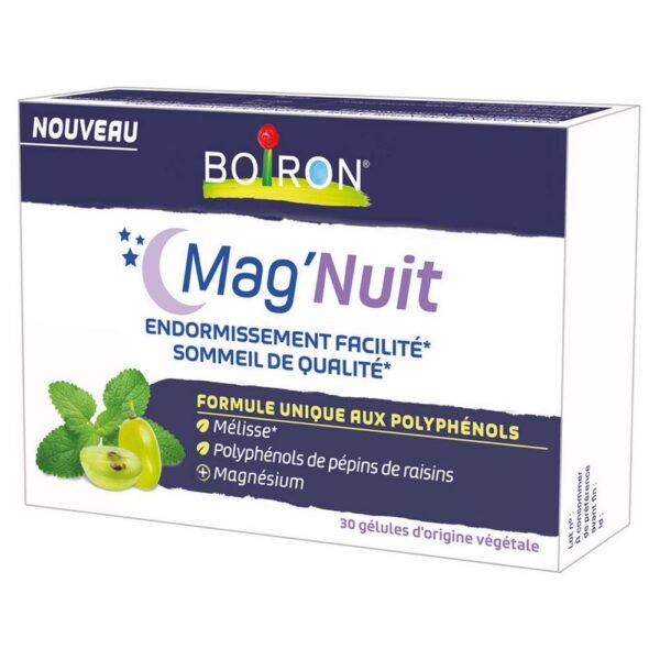 This food supplement from BOIRON laboratories contains plants and magnesium allowing you to find quality sleep.