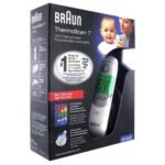 The IRT 6520 Thermoscan 7 is a clinical thermometer from the popular manufacturer Braun. It is an ear thermometer. The measurement is very fast, which makes this device very suitable for small children.