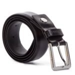 Men's belt CALVIN KLEIN-3.5CM ADJ. BOMBED BEL 4480001 001. Calvin Klein from the Spring/Summer 2019 series.
