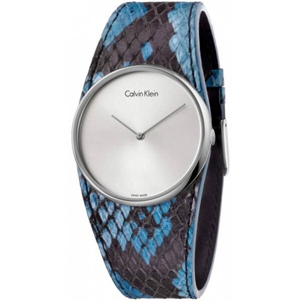 WOMEN'S WATCH CALVIN KLEIN ANALOG ZUZSK LEATHER K5 V231 V6. Body material: stainless steel.
