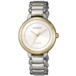 ЖЕНСКИЕ ЧАСЫ НА РУКУ CITIZEN ELEGANCE EM0674-81A. Корпус из нержавеющей стали.