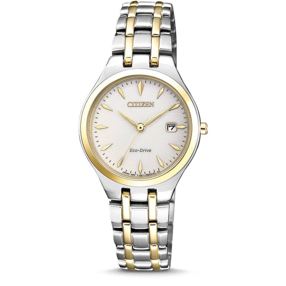 citizen ew2484 82b WOMEN'S WATCH CITIZEN EW2484 - 82B. Strap: two-color gilded stainless steel.