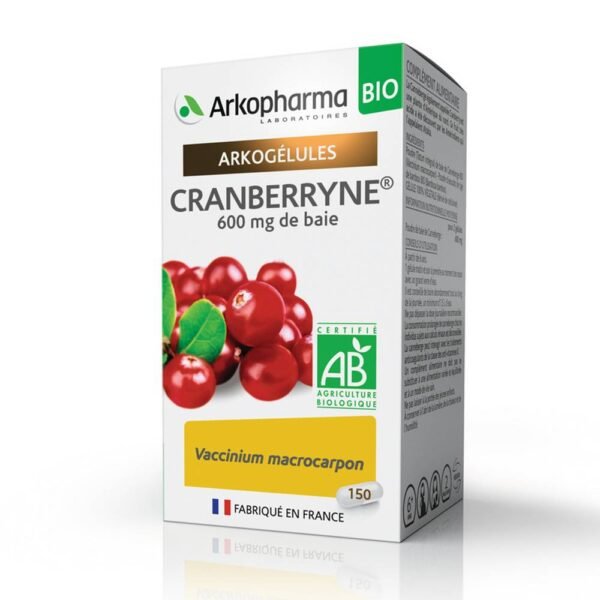 ARKOCAPS CRANBERRYNE, пищевая добавка для женщин, страдающих рецидивирующими инфекциями мочевыводящих путей.