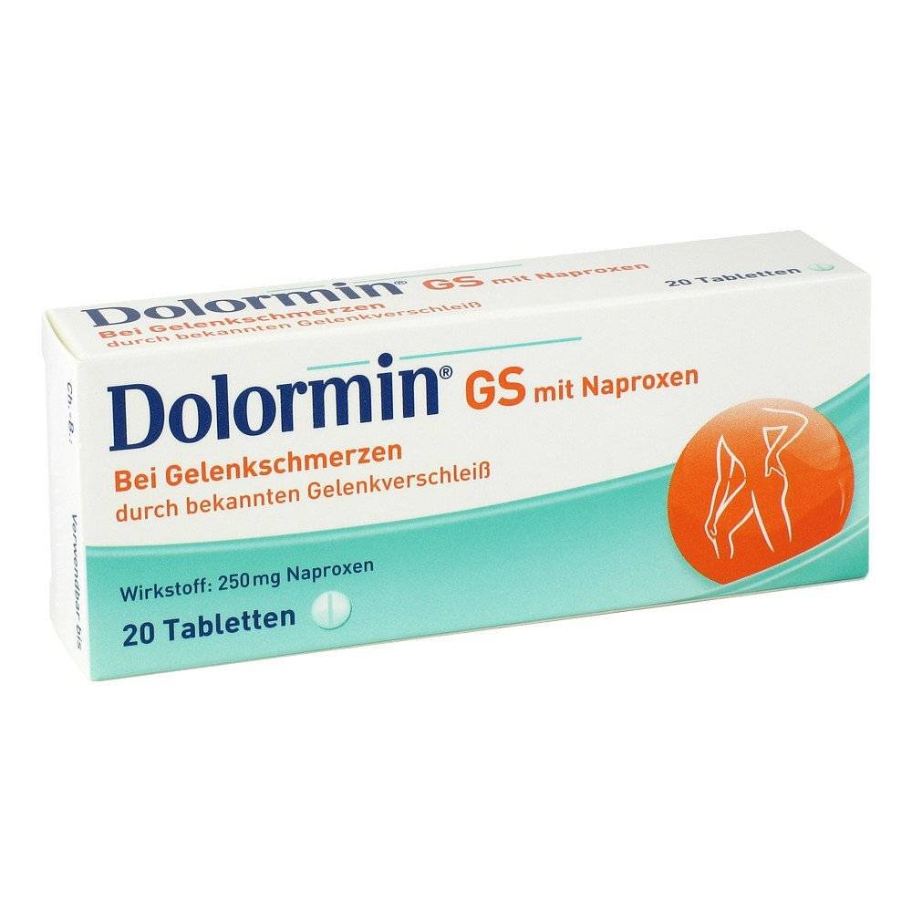 dolormin gs with naproxen 20 pain reliever and anti-inflammatory