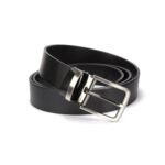 Men's leather black DOMENO 1489. The belt will suit most styles, and will also be a great gift.