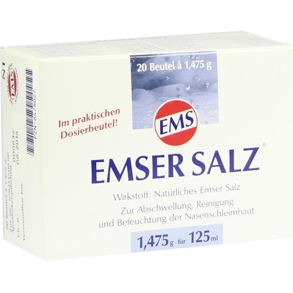 Emser Nasal Douche With 4 Bags Of Nasal Rinsing Salt - Cold & Flu 