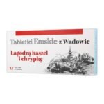They contain a substitute for ema salt with a similar amount of basic cations and anions and an equivalent pH value. Emskie tablets from Wadowice, lozenges