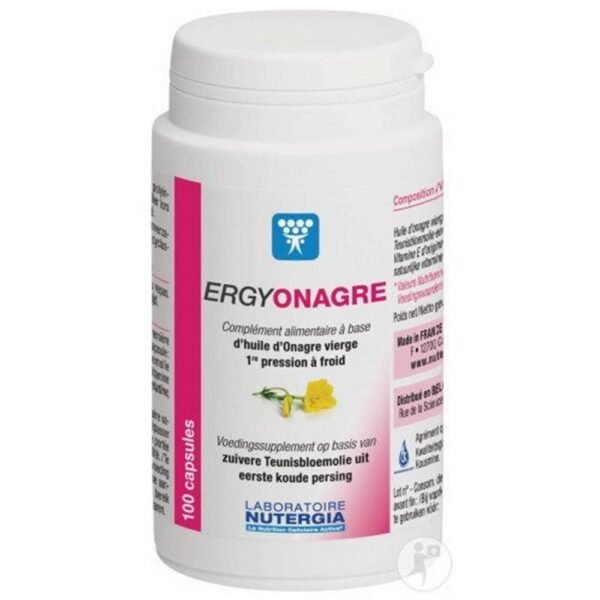 ERGYONAGRE (BIOLEINE) от NUTERGIA Laboratories, источник полиненасыщенных жирных кислот в качестве пищевой добавки для обеспечения баланса у женщин и устранения кожных и гормональных проблем.
