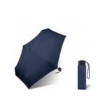 The Esprit Petito 50257 women's folding umbrella is dark blue. High quality.