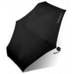 The female folding umbrella Esprit Petito Diamond 50647 is black. High quality material.
