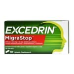 Обезболивающее Excedrin MigraStop используется для лечения острых приступов головной боли и мигрени с аурой или без нее.