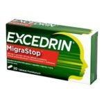 The pain reliever Excedrin MigraStop is used for the acute treatment of headache and migraine attacks with or without an aura.