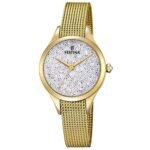Festina f20337 / 1.  Women's watch, stainless steel case, stainless steel strap, mineral glass, white dial.