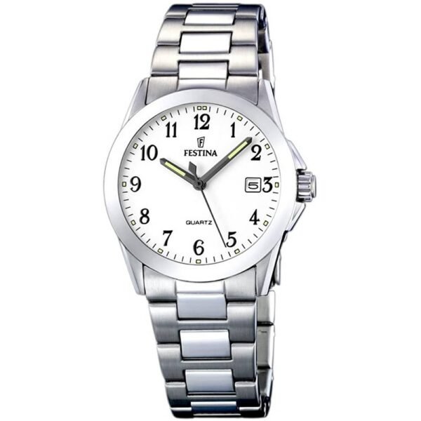 Festina Ladies Bracelet Watch Date F16377 / 1.  Корпус: нержавеющая сталь 30 мм диаметр 5 бар водонепроницаемость.