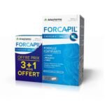 Forcapil Hair and Nails Arkopharma 180 + 60 Capsules acts on slowing down hair loss and promoting the return of voluminous hair, full of vitality and strength. Your nails become hard, resistant and grow briskly.