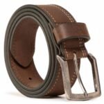 Мужской ремень GINO ROSSI - AM0696-000-BT00-3300-X Brown. Высокое качество.