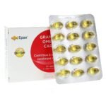 GRANIONS OMEGA 3 CARDIO 30 CAPSULES is a food supplement that contributes to cardiac function (1) with rebalancing of the omega 3 / omega 6 ratio in the diet