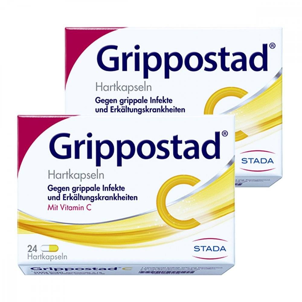 grippostad c 2x24 For damaged connective and nasal mucosa