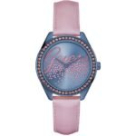 Women's wristwatch GUESS Analog Leather W0161l3. Original design.