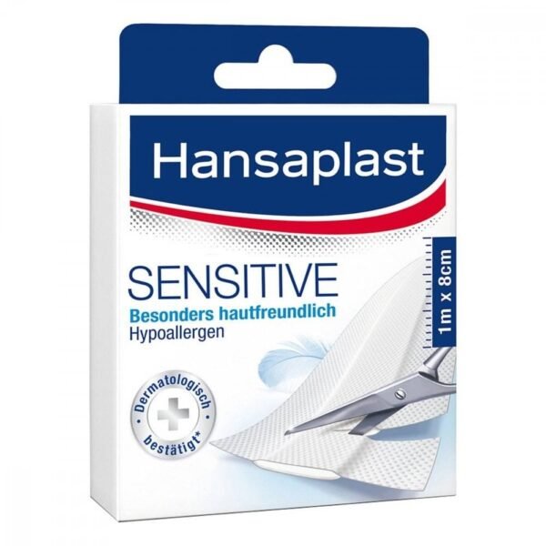 Adhesive plaster for sensitive skin