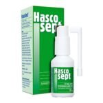 Hascosept, a spray for use in the mouth, applied topically is anesthetic and disinfectant.Hascosept contains the active substance benzydamine hydrochloride. It is a substance with anti-inflammatory and analgesic properties.