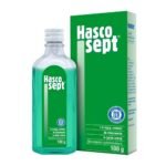 Hascosept, a topical spray solution for use in the mouth is anesthetic and disinfectant.Hascosept contains the active substance benzydamine hydrochloride. It is a substance with anti-inflammatory and analgesic properties.