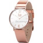 ЖЕНСКИЕ ЧАСЫ ICE-WATCH 15091. Плоский корпус из полированной нержавеющей стали, заводная головка с покрытием из розового золота, рифленая, минеральное стекло в клетку.