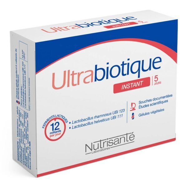 Ultrabiotic INSTANT Acute diarrhea 10 capsules in our organic pharmacy, Comment on advice for use and dosage with our partner Avis checked after your purchase.