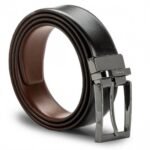 Men's JOOP-7162 A03 BLACK-COGNAC belt. Серия Joop! Autumn/Winter 2019.