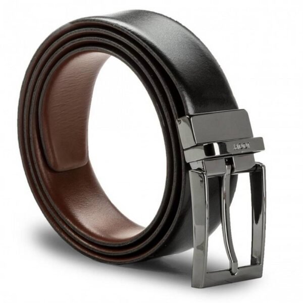 Men's JOOP-7162 A03 BLACK-COGNAC belt. Серия Joop! Autumn/Winter 2019.